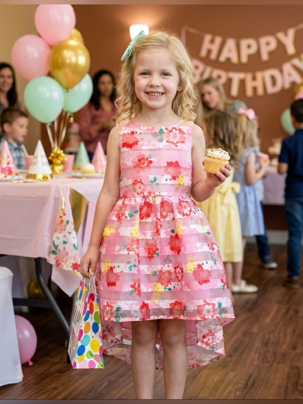 Pink Party Dress